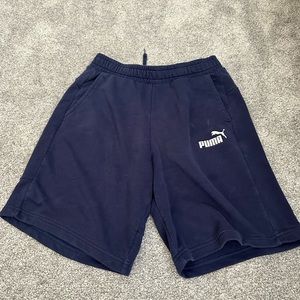 Men’s athletic blue puma shorts. Size M.